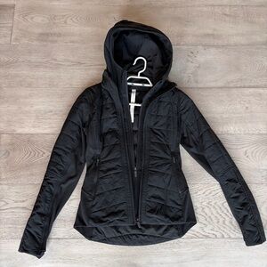 Lululemon Athletica Black Another Mile Running Jacket - Size 2